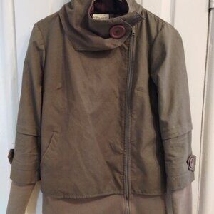 Schwiing taupe jacket women SZ medium